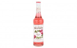 Monin Rose Syrup   Glass Bottle  700 millilitre